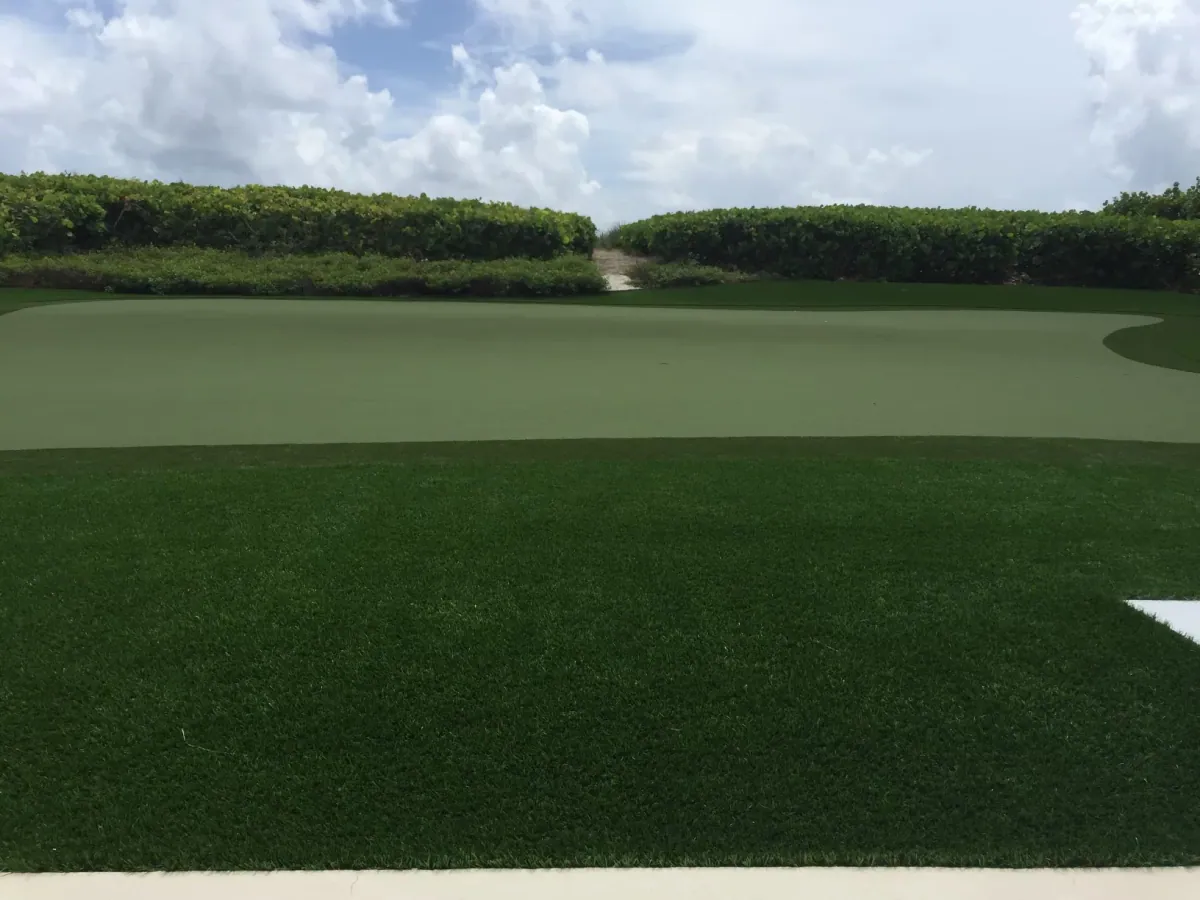 Jonathans Landing — residential lawn and putting green