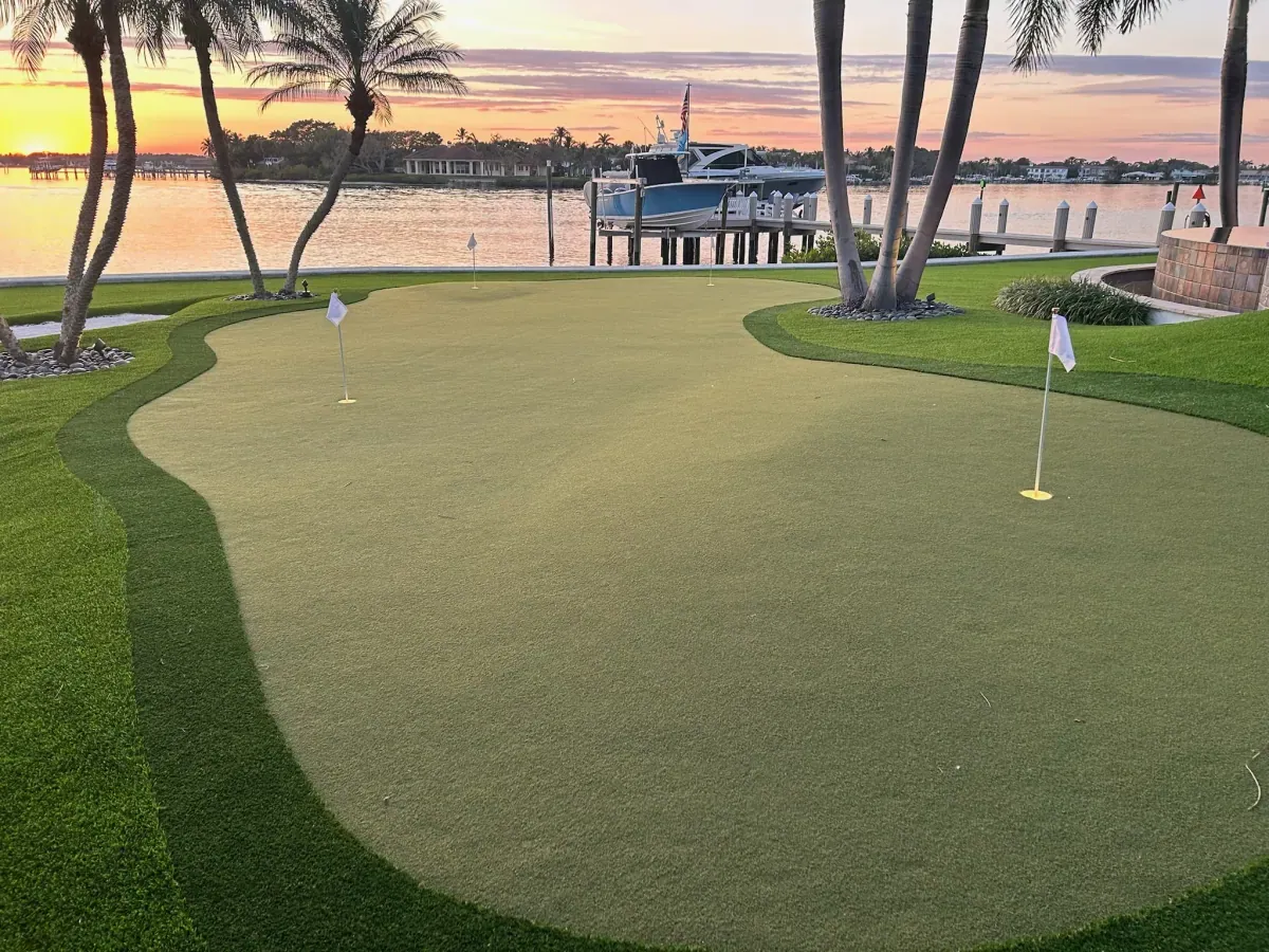 West Palm Beach turf install video